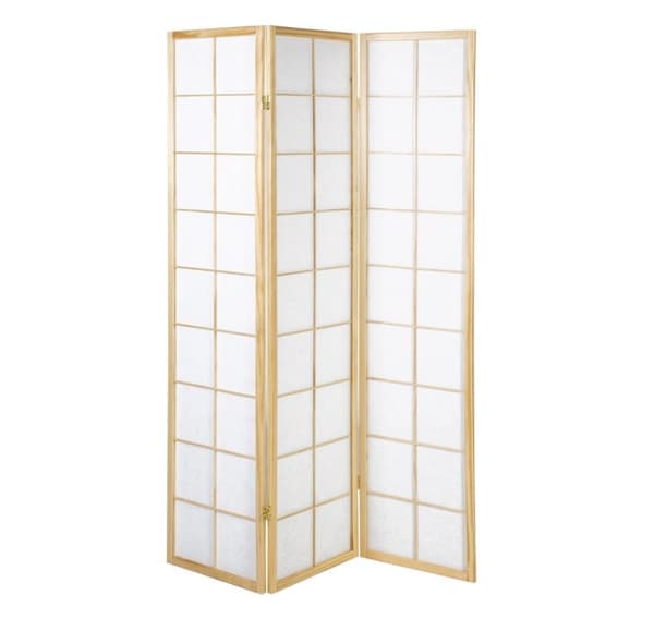 Sammenleggbar skjerm ORIENTAL naturlig