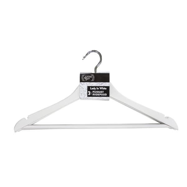Set med 4 produkter. Kluthengere 3stk LADY IN WHITE