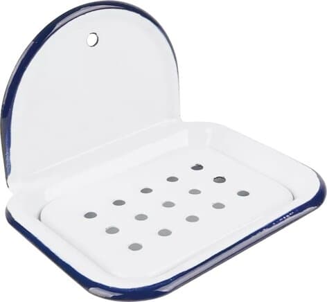 Soap Dish in Enamel for Hanging