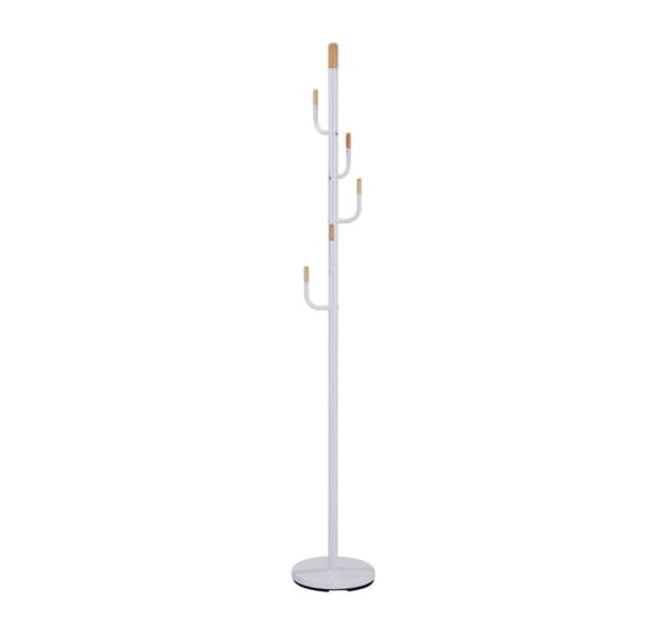Knagstativ GLADE D28xH174cm, hvit