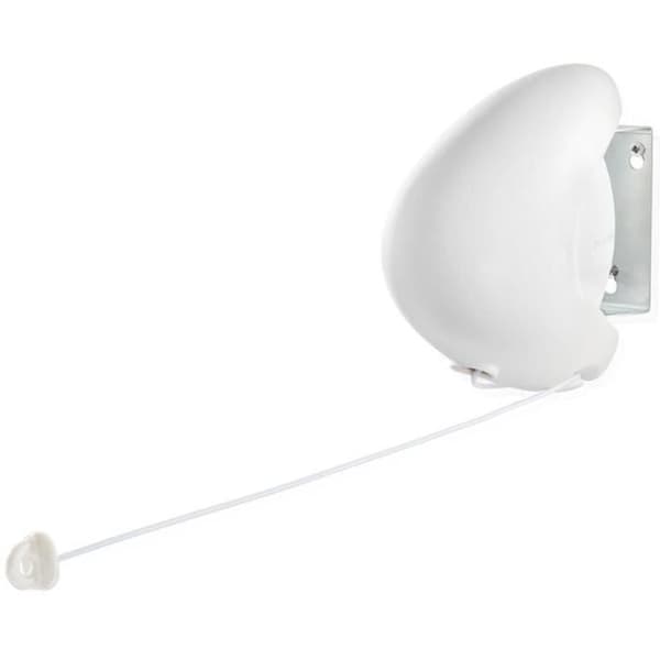 LEIFHEIT 83106 Vägghängd Rollfix Single 80 LongLine, med 1 tråd på 8 m, robust klädstreck för inomhus- och utomhusbruk