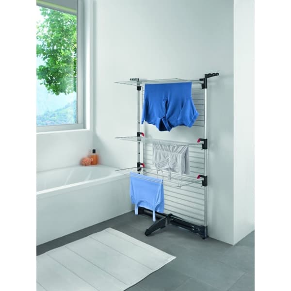 Metaltex Ciclone Vario Torktorn 38 m Torklängd Silver/Svart