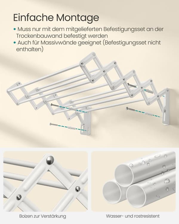 Tørretumbler udvidelig og sammenfoldelig Wolkwit