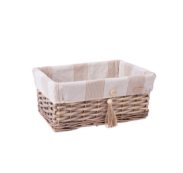 Kurv WILLI STRIPE 38x25xH16cm