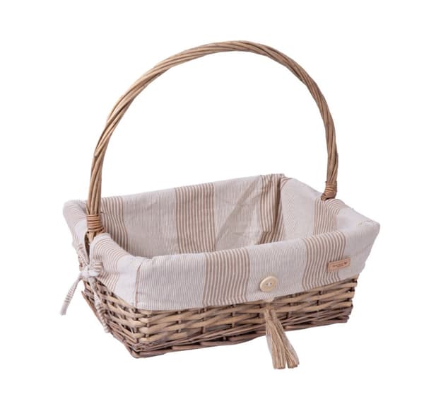 Kurv WILLI STRIPE 37x28xH15/39cm