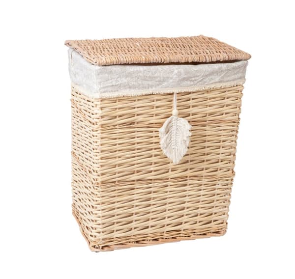 Vasketøjskurv WILLI TASSEL 47x35xH55cm