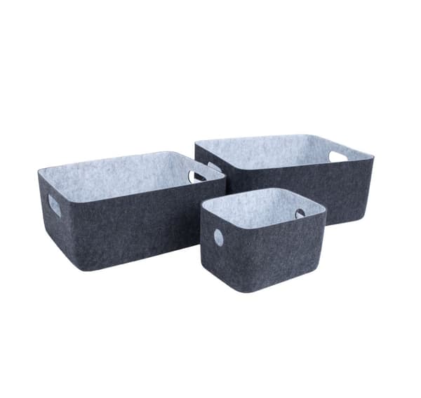Kori LIDO HUOPA 20x15,5xH12cm, tummanharmaa