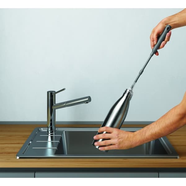 Metaltex Around The Sink Brush 30/40x3,5 cm Grå