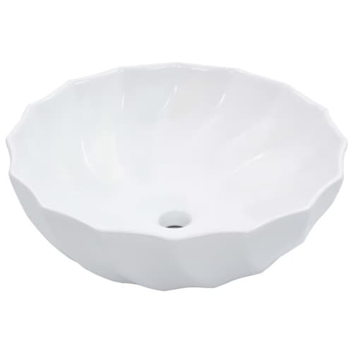 Handfat 46x17 cm keramik vit