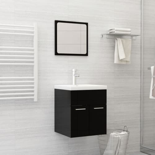 Inbyggt handfat med blandare 42x39x18 cm keramik vit