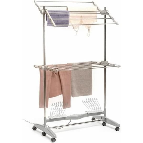Hopfällbar elektrisk torktumlare med naturligt luftflöde Dryllon InnovaGoods 24 W 12 Barer