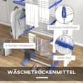 Miniatyrbild 5 av 9: Klädtorkställning, 142x55x172 cm, Blå