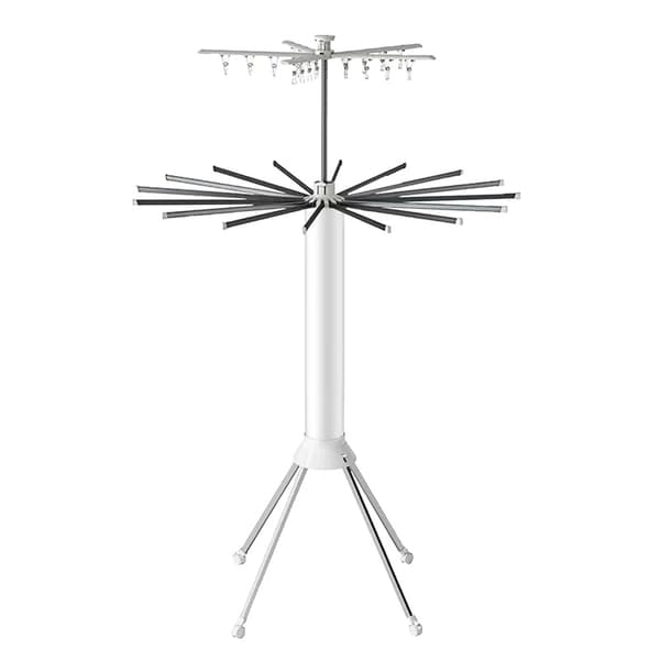 Foldbar Tøjstativ, Aluminiumlegering, Udvidelig Design,HVID