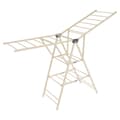 Miniatyrbild 2 av 2: Fällbar Klädtorkställning, Justerbar Höjd 102,5-144,5 cm, Stark Belastningskapacitet 80 kg,ljusgul