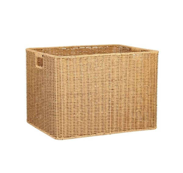 Basket BASILE 42,5x34xH30cm, natural
