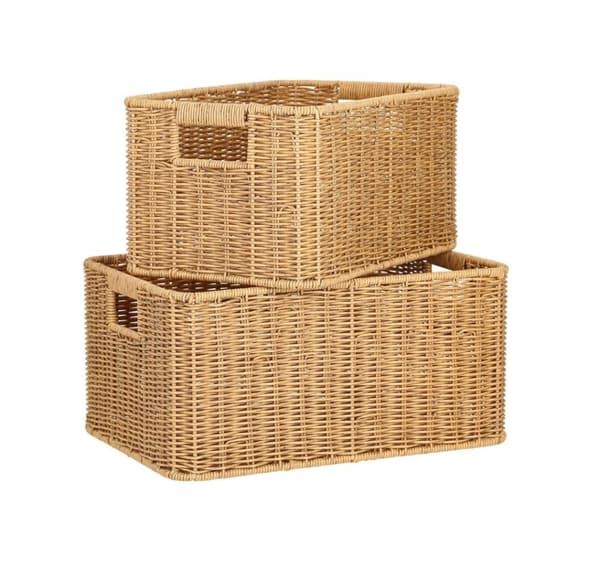 Basket BASILE 37x26xH18cm, natural