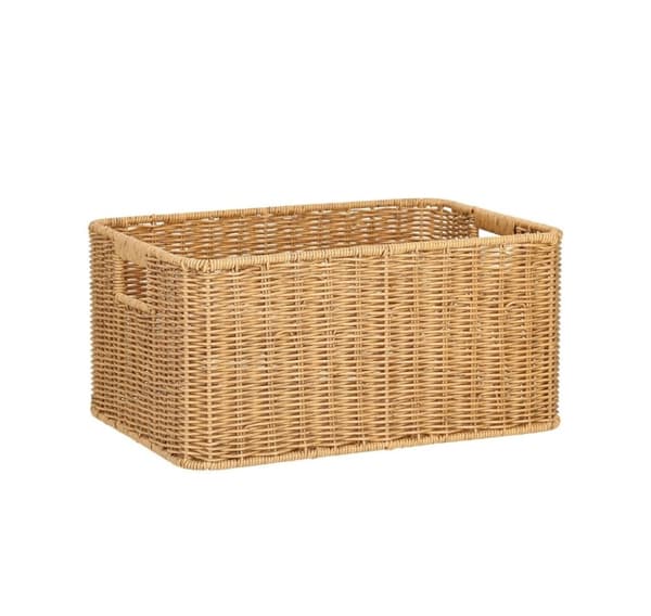 Basket BASILE 37x26xH18cm, natural