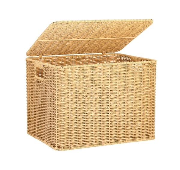 Basket BASILE 42,5x34xH31cm, natural