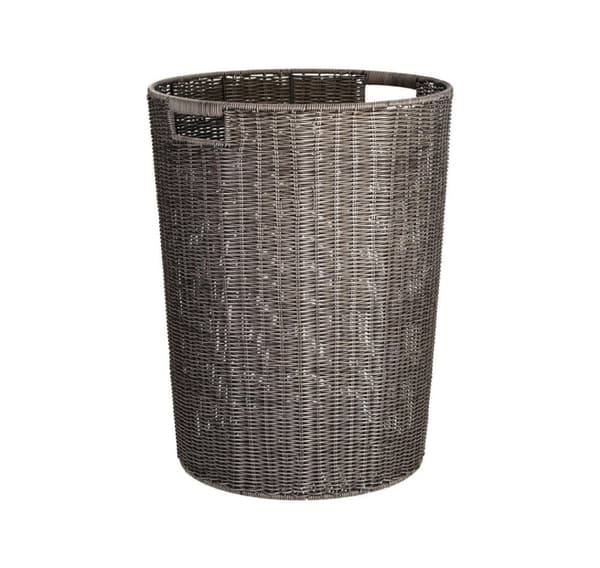 Basket BASILE D46/39xH61cm, dark