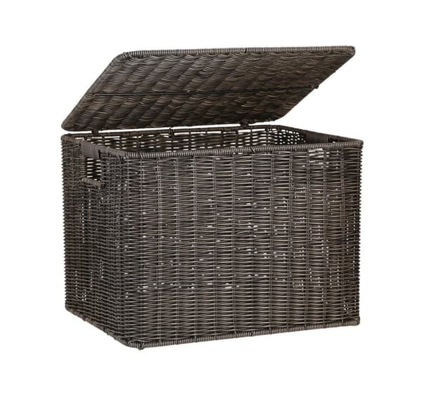 Basket BASILE 39x31xH29cm, dark