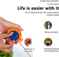 Miniatyrbillede 4 af 6: Lollanda Laundry Line Extendable 10m – bærbar tørresnor til indendørs og udendørs brug, perfekt til rejser, camping, hoteller og haver