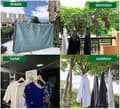 Miniatyrbillede 6 af 6: Lollanda Laundry Line Extendable 10m – bærbar tørresnor til indendørs og udendørs brug, perfekt til rejser, camping, hoteller og haver