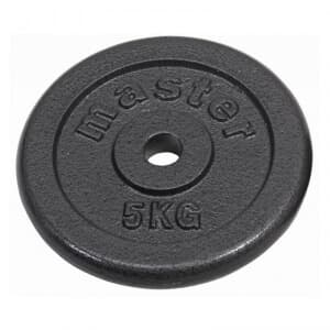 Vektskive metall, 25 mm, 2 x 10 kg