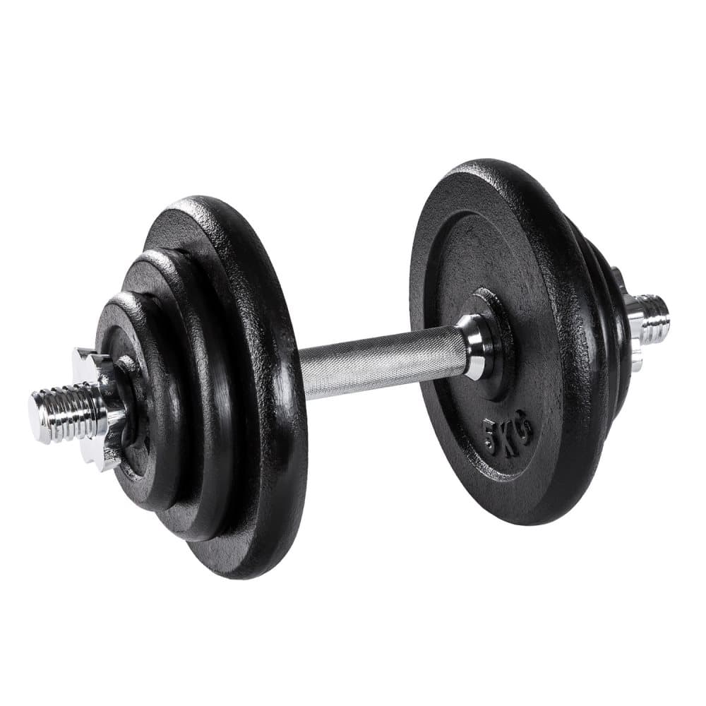Håndvægte forkromet - 20 kg