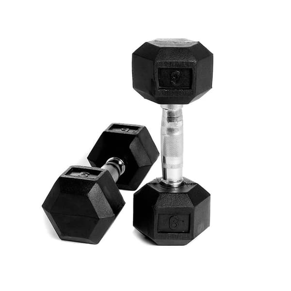Hexmanualsett med stativ, 6-par: 2 - 9 kg, JTC Power