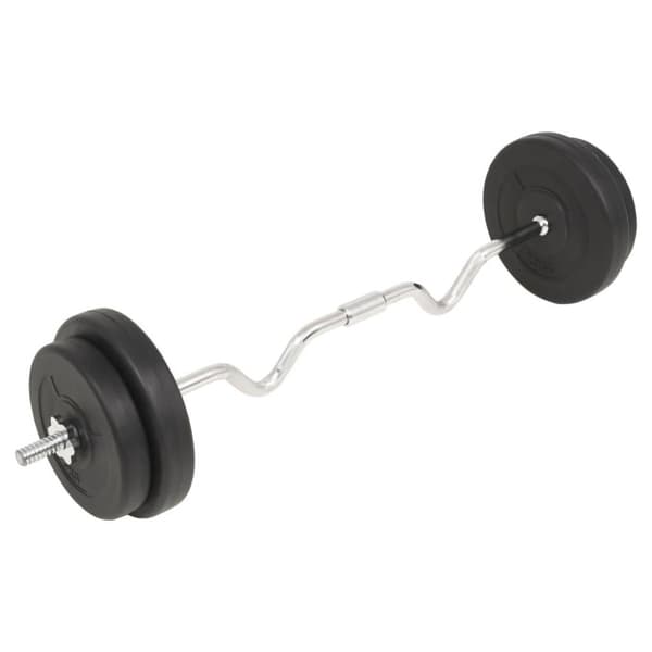 vidaXL Vektstangsett 30 kg