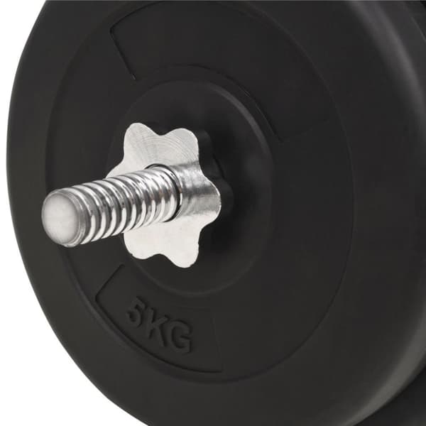 vidaXL vægtstangsæt 30 kg