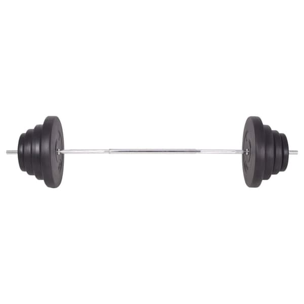 vidaXL Vektstang- og manualsett 120 kg