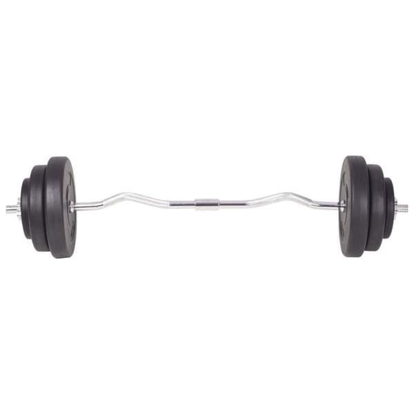 vidaXL Vektstang- og manualsett 120 kg