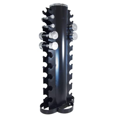 FitNord Chromed dumbbell set 1-10 kg + rack