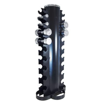 FitNord Chromed dumbbell set PRO 1-10 kg + rack