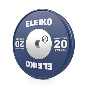 Vektskive WPPO Powerlifting Competition, 20 kg, blå, Eleiko