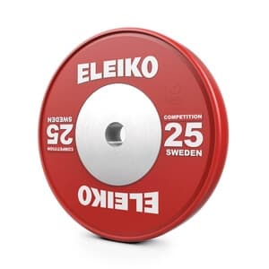 Vektskive IWF Weightlifting Competition, 25 kg, rød, Eleiko