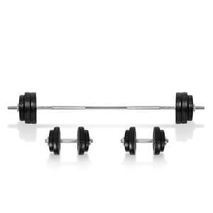 Vægtstang & Håndvægtsæt 50 kg, inSPORTline