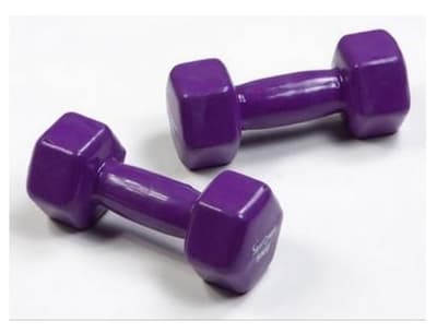 2 Håndvægte Sporter VDB-03-5, vinyl, 2 x 5 kg