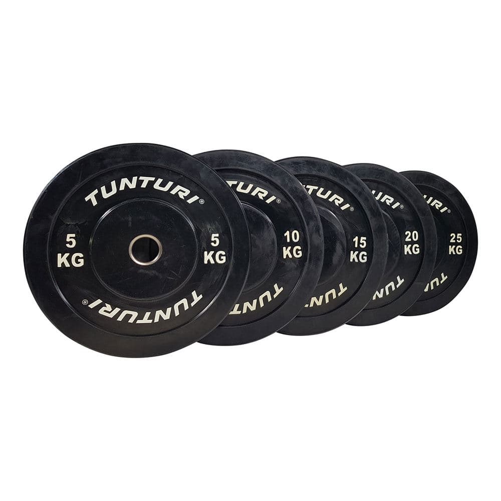 Bumper Plate Black, Viktskiva Bumper