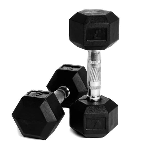 Hex-käsipaino, purukumi, JTC Power, 15 kg