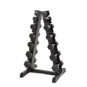 Hexmanualsett med stativ, 6-par: 2.5 - 15 kg, JTC Power