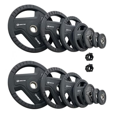 PU Plates Pro 110 Kg Box, Vægtskive Gummieret