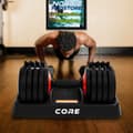 Miniatyrbild 5 av 10: Core 2 x Justerbar hantel, 50 kg