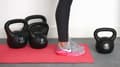 Miniatyrbild 4 av 7: Kettlebell 10 kg - Plast - för inom- och utomhusbruk - Svart
