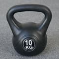 Miniatyrbild 2 av 7: Kettlebell 10 kg - Plast - för inom- och utomhusbruk - Svart