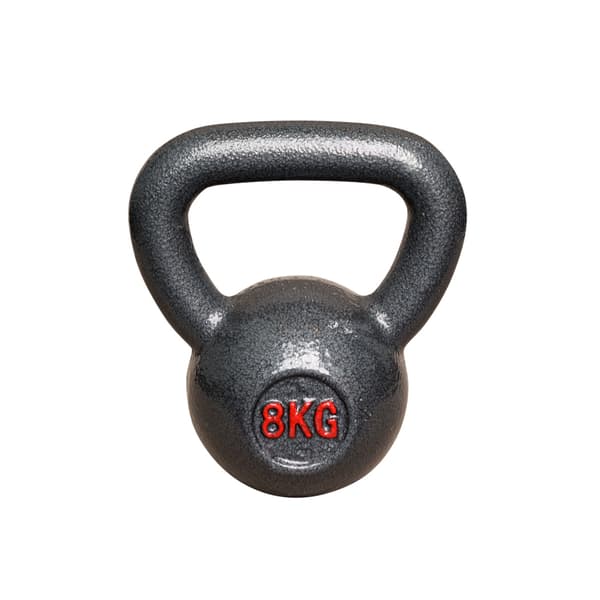 Kettlebell støbejern - 8 kg til kondition og styrketræning