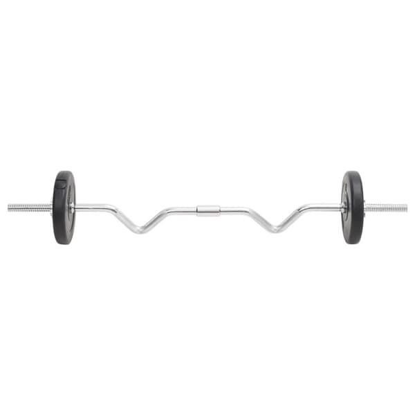 vidaXL Skivstång och hantlar set 30 kg