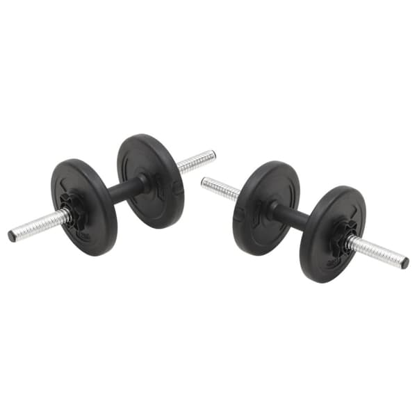 vidaXL Skivstång och hantlar set 30 kg