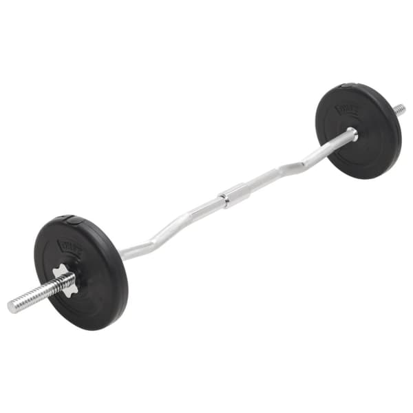 vidaXL Skivstång och hantlar set 30 kg